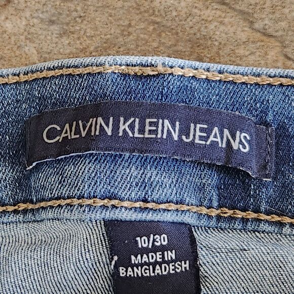 Calvin Klein‎ Jeans Womens 10 High Rise Skinny Sustainable Preppy Classic Casual - Picture 9 of 13